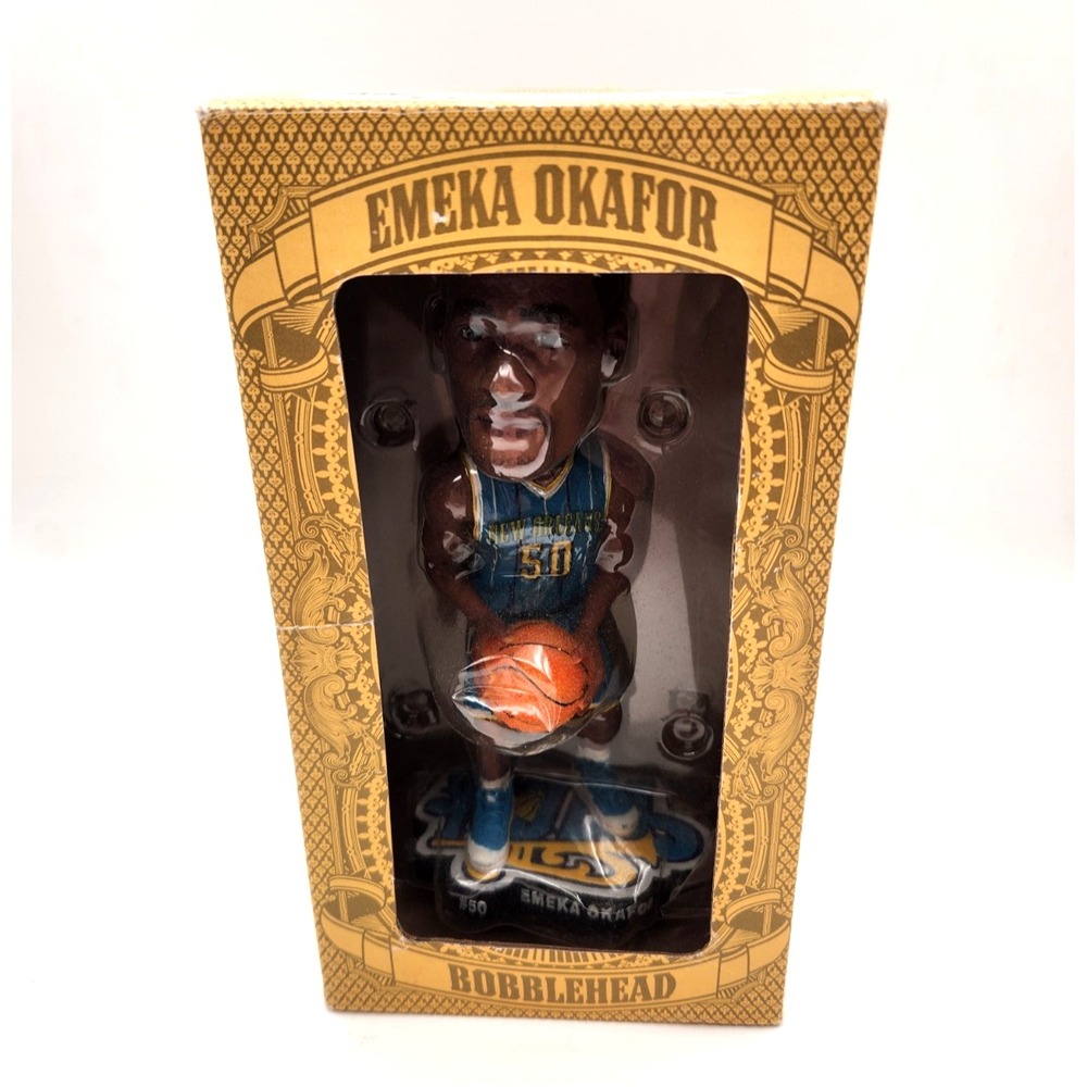Emeka Okafor Bobblehead New Orleans Basketball Hornets Pelicans Huskies New